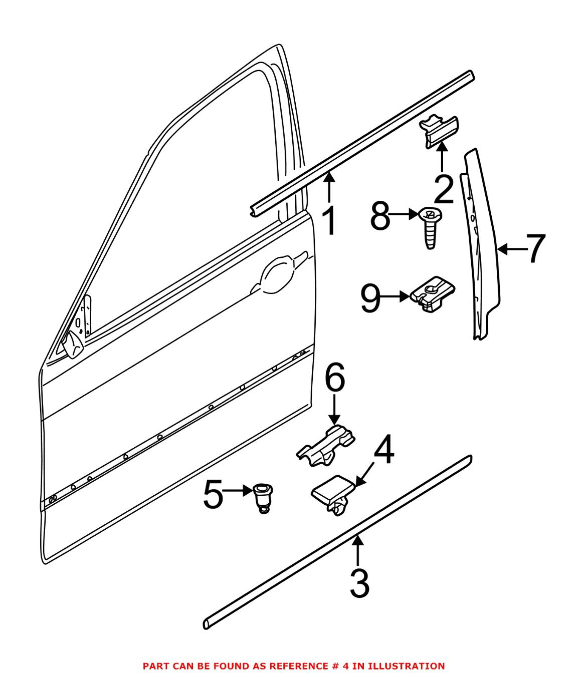 BMW Trim clip 51138231179